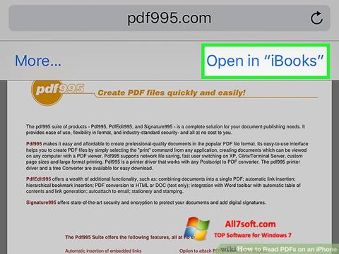 Ekrano kopija Pdf995 Windows 7