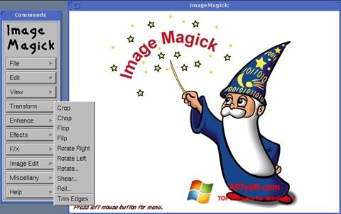 Ekrano kopija ImageMagick Windows 7