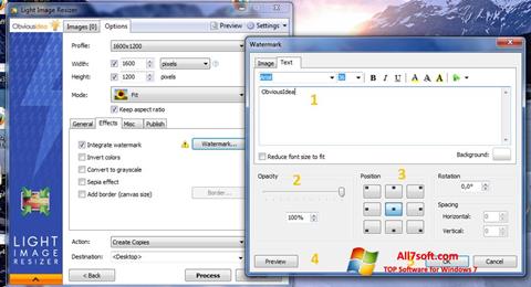 Ekrano kopija Light Image Resizer Windows 7