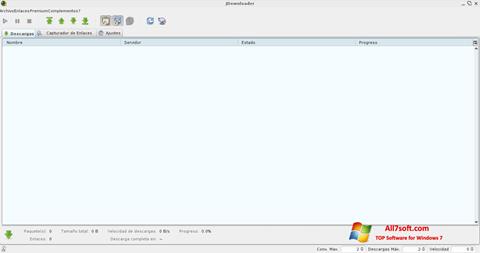 Ekrano kopija JDownloader Windows 7