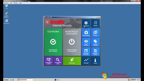 Ekrano kopija ArcaVir Windows 7