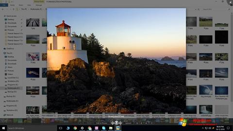 Ekrano kopija Picasa Photo Viewer Windows 7