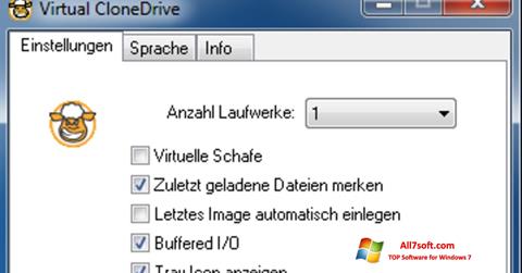 Ekrano kopija Virtual CloneDrive Windows 7