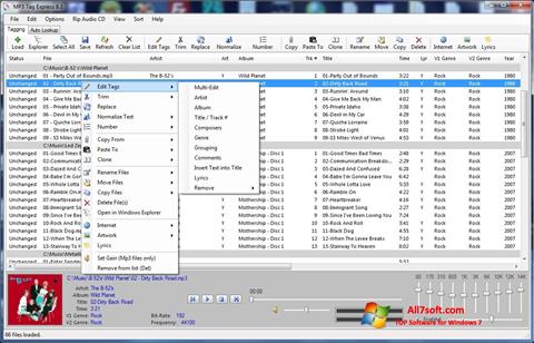 Ekrano kopija Mp3tag Windows 7