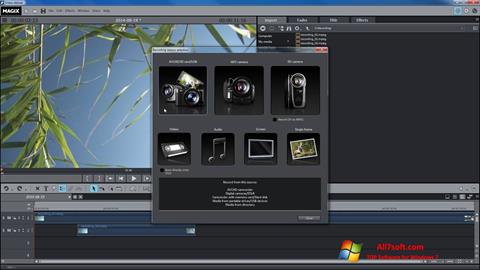 Ekrano kopija MAGIX Movie Edit Pro Windows 7