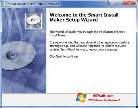 Ekrano kopija Smart Install Maker Windows 7