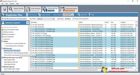 Ekrano kopija Duplicate Cleaner Windows 7