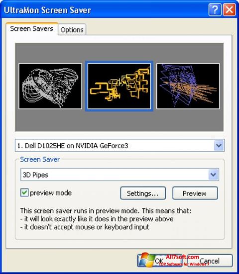 Ekrano kopija UltraMon Windows 7