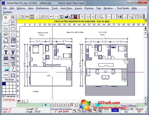 Ekrano kopija Home Plan Pro Windows 7