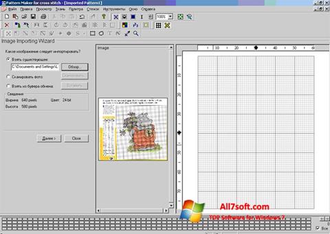 Ekrano kopija Pattern Maker Windows 7