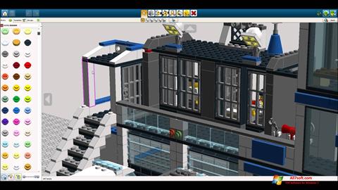Ekrano kopija LEGO Digital Designer Windows 7
