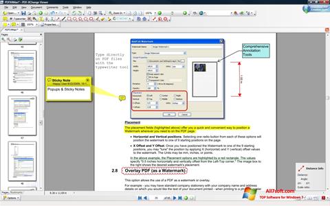 Ekrano kopija PDF-XChange Viewer Windows 7
