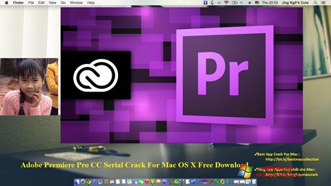Ekrano kopija Adobe Premiere Pro CC Windows 7