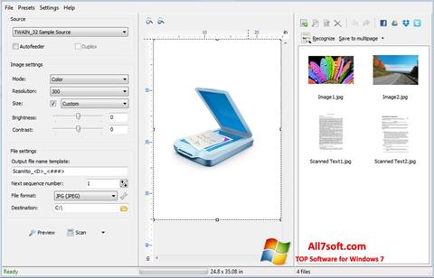 Ekrano kopija WinScan2PDF Windows 7
