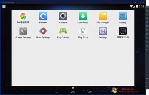 Ekrano kopija Nox App Player Windows 7