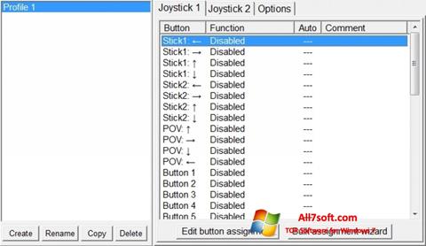 Ekrano kopija JoyToKey Windows 7