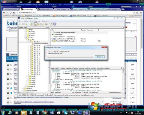 Ekrano kopija DMDE Windows 7