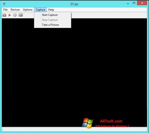 Ekrano kopija ECap Windows 7