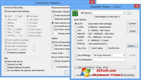 Ekrano kopija UltraVNC Windows 7