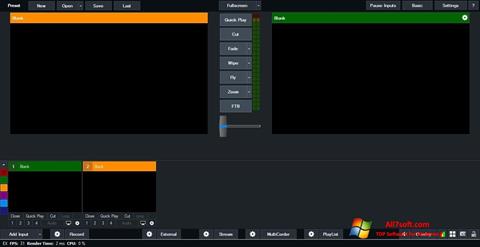 Ekrano kopija vMix Windows 7