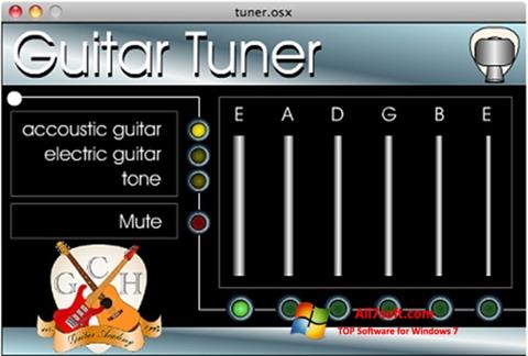 Ekrano kopija Guitar Tuner Windows 7