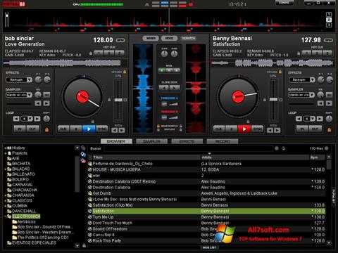 Ekrano kopija Virtual DJ Pro Windows 7