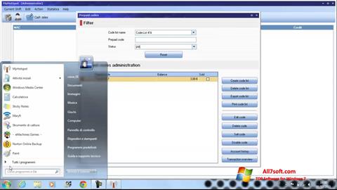 Ekrano kopija MyHotspot Windows 7
