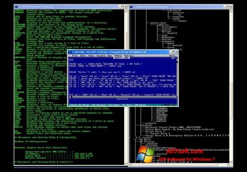 Ekrano kopija QBasic Windows 7