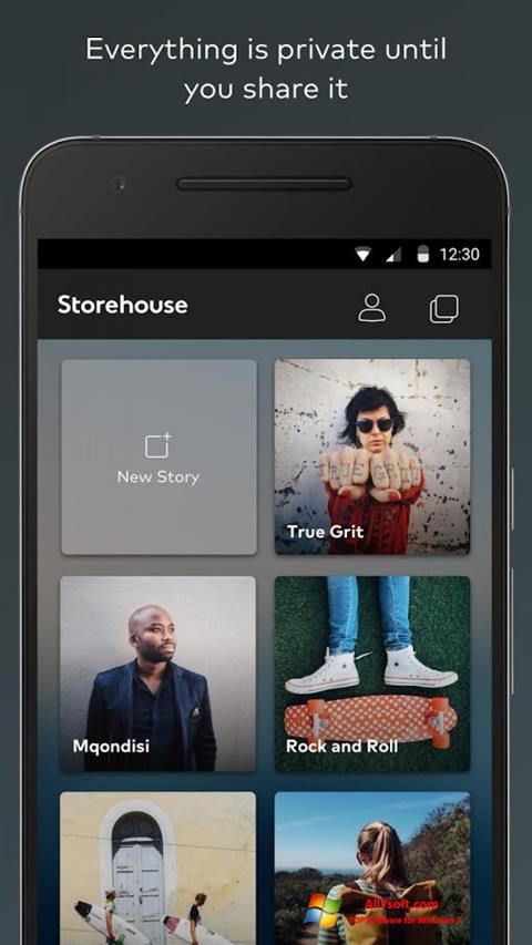 Ekrano kopija StoreHouse Windows 7