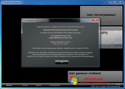 Ekrano kopija FastPictureViewer Windows 7