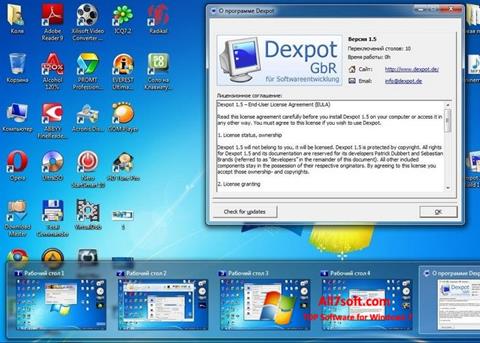 Ekrano kopija Dexpot Windows 7