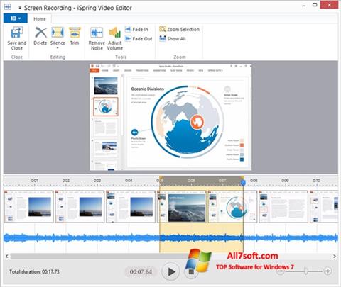 Ekrano kopija iSpring Free Windows 7