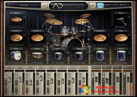 Ekrano kopija Addictive Drums Windows 7