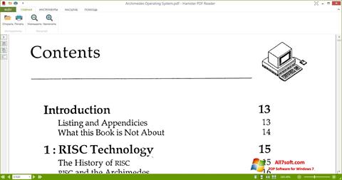 Ekrano kopija Hamster PDF Reader Windows 7