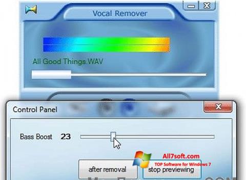 Ekrano kopija Yogen Vocal Remover Windows 7