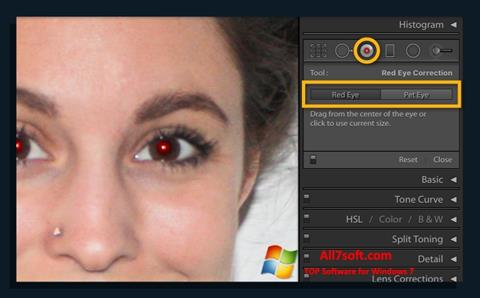 Ekrano kopija Red Eye Remover Windows 7