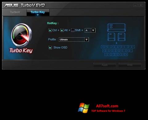 Ekrano kopija TurboV EVO Windows 7