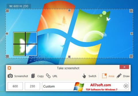Ekrano kopija ScreenShot Windows 7