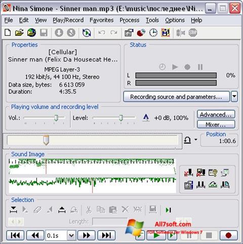 Ekrano kopija Total Recorder Windows 7