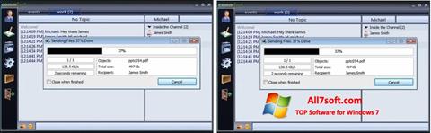 Ekrano kopija CommFort Windows 7