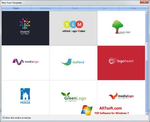 Ekrano kopija Sothink Logo Maker Windows 7