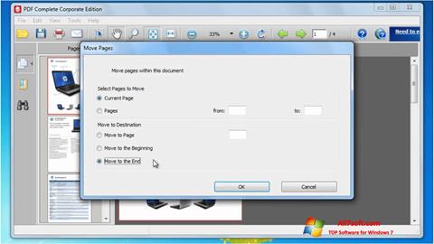 Ekrano kopija PDF Complete Windows 7